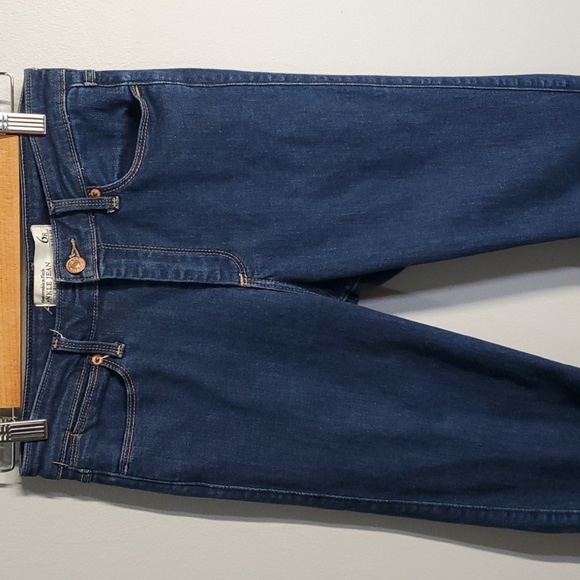 Abercrombie & Fitch jeans women's size 6R blue high rise ankle zippered outside - Picture 2 of 11